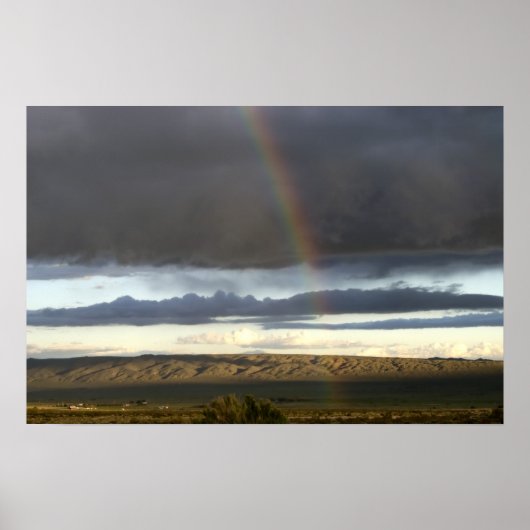Woestijnregenboog Poster (Voorkant)
