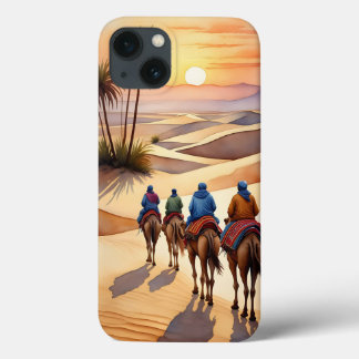 Woestijnreis bij zonsondergang - Nomadische kamele Case-Mate iPhone Case