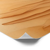 Woestijnreis bij zonsondergang - Nomadische kamele Poster (Hoek)