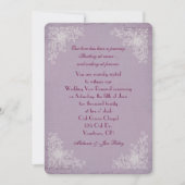 Woestijnrenewal-lace-hoeken en muziekachtergrond kaart (Voorkant)