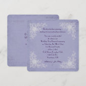 Woestijnrenewal-lace-hoeken en muziekachtergrond kaart (Voorkant / Achterkant)