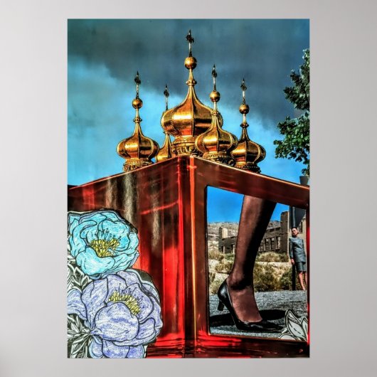 Woestijnrood Poster (Voorkant)
