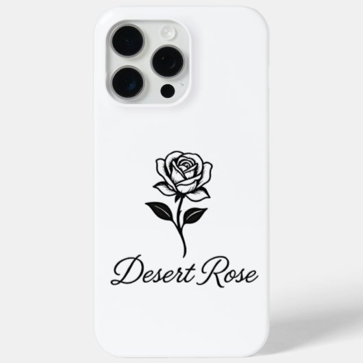 Woestijnroos Case-Mate iPhone Case (Achterkant)