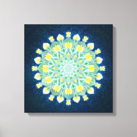 “Woestijnroos Nocturne” Canvas Afdruk (Voorkant)