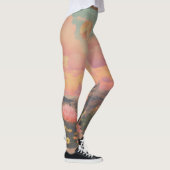 Woestijnroos Waterverf Leggings (Rechts)