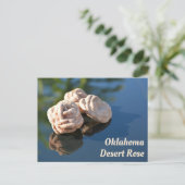 Woestijnroos Zand Kwarts Rots Oklahoma Briefkaart (Staand voorkant)