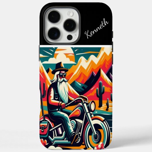 Woestijnruiter zonsondergang Case-Mate iPhone case (Achterkant)