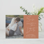 Woestijnrust Modern Foto opslaan Datum Kaart (Staand voorkant)