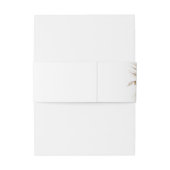 Woestijns Arch Boho Pampas Grass Terracotta Weddin Uitnodigingen Wikkel (Achterkant Voorbeeld)