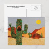 Woestijns Briefkaart (Voorkant / Achterkant)