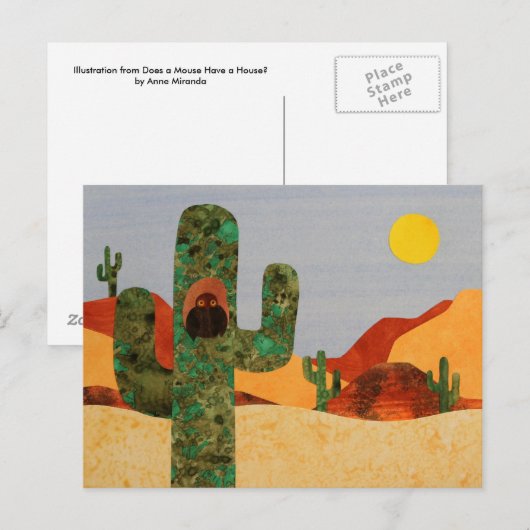 Woestijns Briefkaart (Voorkant / Achterkant)