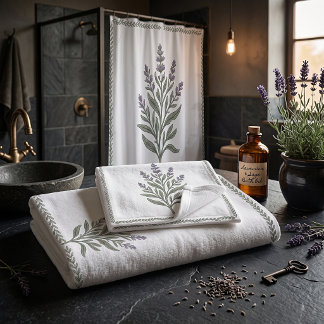 Woestijnsalie botanisch bad handdoek