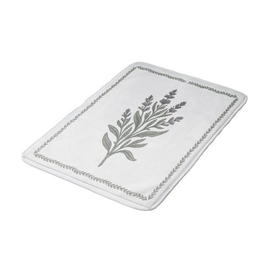 Woestijnsalie botanisch badmat (Gekanteld)