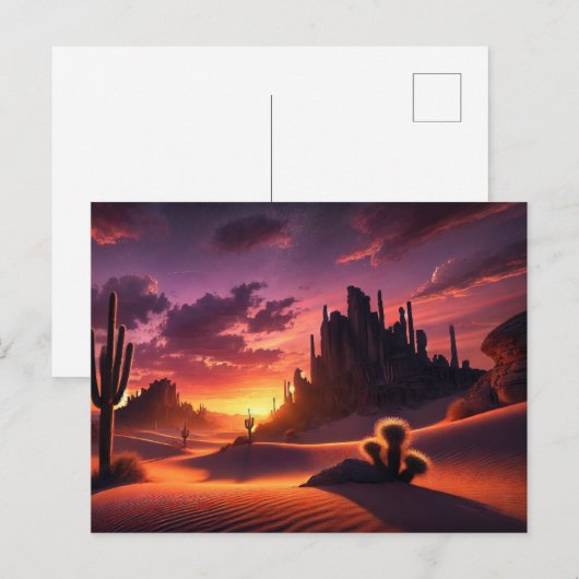 Woestijnschemering - Briefkaart (Voorkant / Achterkant)