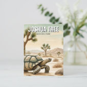 Woestijnschildpad in Joshua Tree National Park Briefkaart (Staand voorkant)