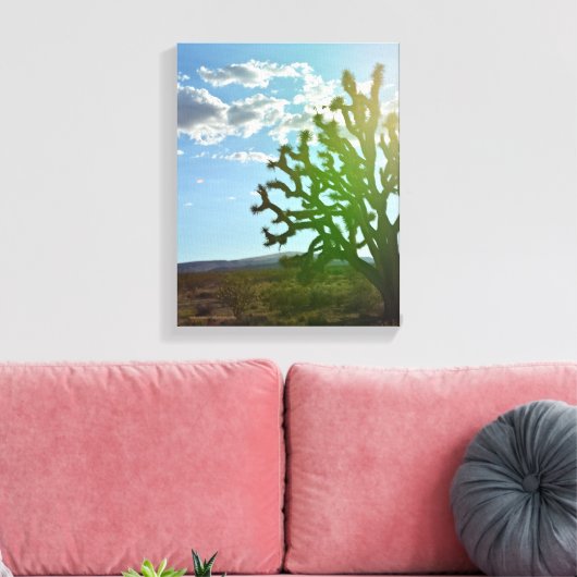 Woestijnschoonheid Canvas Afdruk (Insitu (Woonkamer))