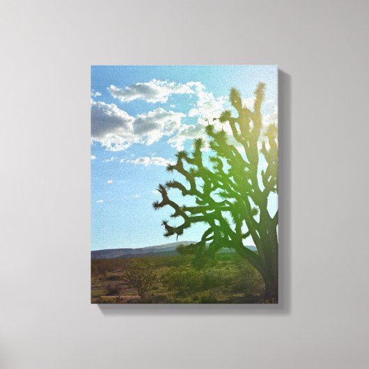 Woestijnschoonheid Canvas Afdruk (Voorkant)