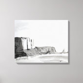 Woestijnschoonheid Canvas Afdruk (Voorkant)