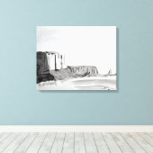 Woestijnschoonheid Canvas Afdruk (Insitu (Houten vloer))