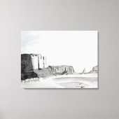 Woestijnschoonheid Canvas Afdruk (Voorkant)