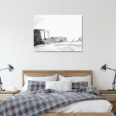 Woestijnschoonheid Canvas Afdruk (Insitu (Slaapkamer))
