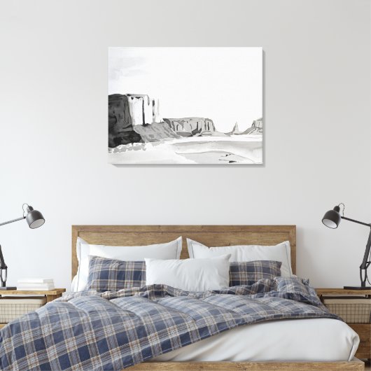 Woestijnschoonheid Canvas Afdruk (Insitu (Slaapkamer))