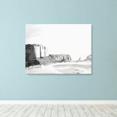 Woestijnschoonheid Canvas Afdruk (Insitu (Houten vloer))