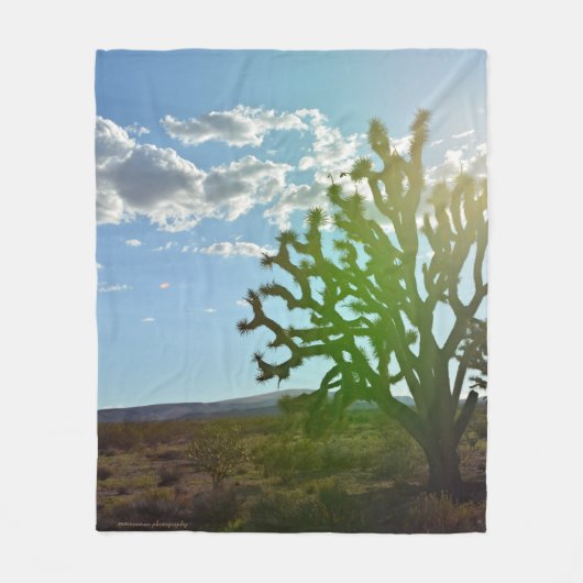 Woestijnschoonheid Fleece Deken (Voorkant)