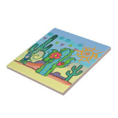 Woestijnschoonheid Tegeltje (Zijkant)