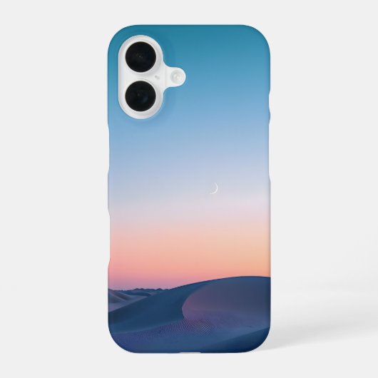 Woestijnserver iPhone 16 Hoesje (Achterkant)