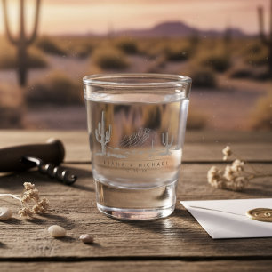 Woestijnsfeer Trouwlandschap Warm Grijs ID1019 Shot Glas