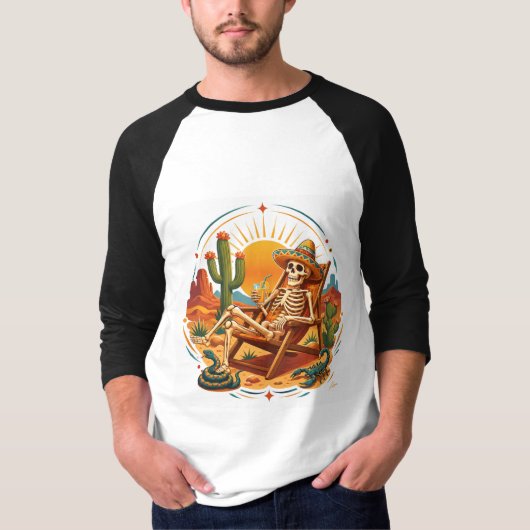 Woestijnskelet Ontspannen Shirt (Voorkant)