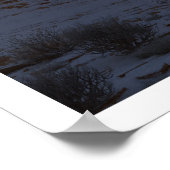 Woestijnsneeuw Poster (Hoek)