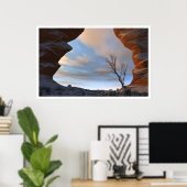 Woestijnsneeuw Poster (Thuiskantoor)