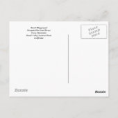 Woestijnspeelplaats Briefkaart (Achterkant)