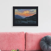 Woestijnstation Canvas Afdruk (Insitu (Woonkamer))