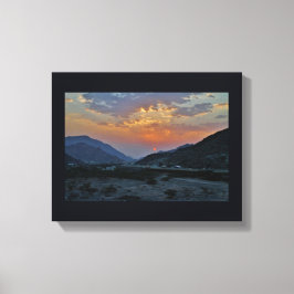 Woestijnstation Canvas Afdruk