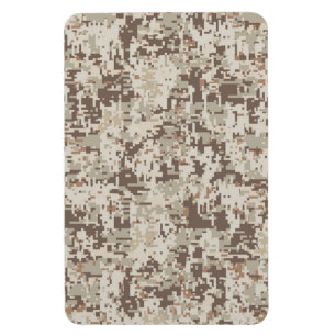 Woestijnstijl digitale camouflage beige decoratie magneet
