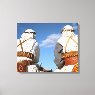 Woestijnstrijders Canvas Afdruk