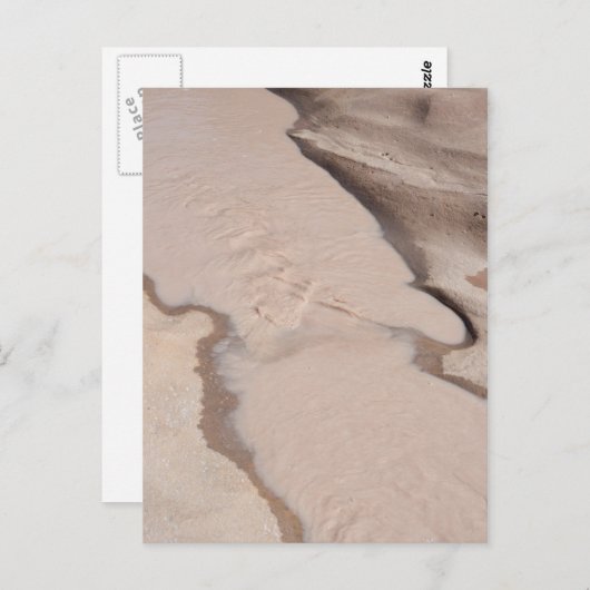 woestijnstroom briefkaart (Voorkant / Achterkant)