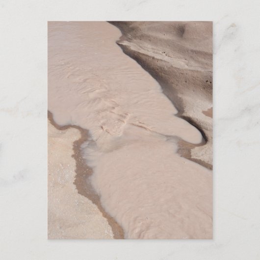 woestijnstroom briefkaart (Voorkant)