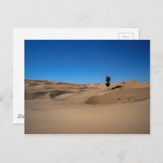 woestijnstructuur briefkaart (Voorkant / Achterkant)