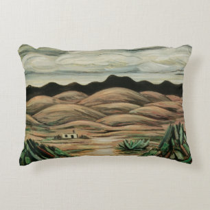 Woestijntafereel van Marsden Hartley, Vintage Fine Decoratief Kussen
