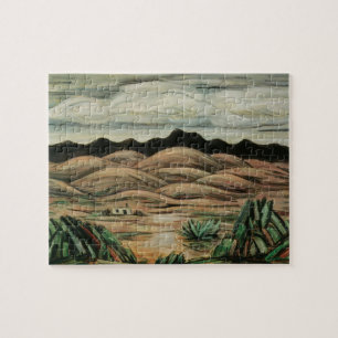 Woestijntafereel van Marsden Hartley, Vintage Fine Legpuzzel