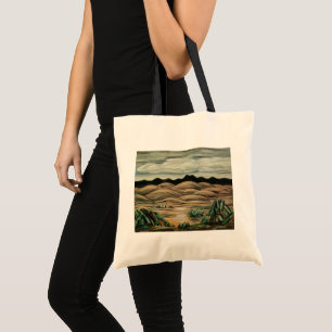 Woestijntafereel van Marsden Hartley, Vintage Fine Tote Bag