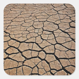 Woestijntextuur Vierkante Sticker