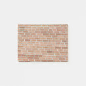 Woestijntinten bakstenen muur post-it® notes (Voorkant)