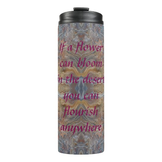 woestijntrommelaar thermosbeker (Voorkant)