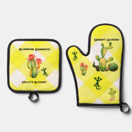 woestijntuin ovenwant & pannenlap set