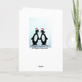 Woestijnvakantie Groeten Feestdagen Kaart (Achterkant)